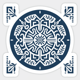 Ancient Greek Mandala 2 Sticker